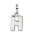 thumbnail image 1 of Pendentif Charme Collier Monogramme Initiale Lettre H en Argent Sterling 925, 1 of 8