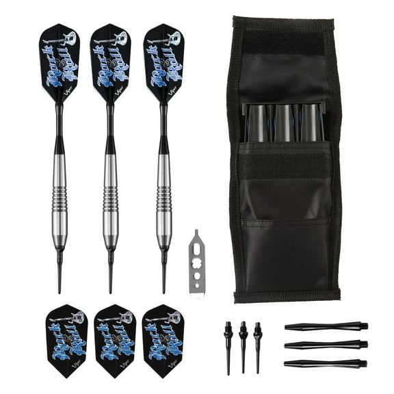 Viper Rock & Roll Underground Soft Tip Darts & Casemaster Single Black Dart Case