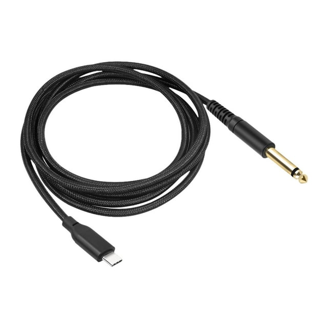Cable de audio de línea balanceada de 1/4 pulg. para mezclador de guitarra eléctrica y bajo, cable de instrumento para órganos electrónicos, mezclador 200 centímetros