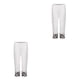 thumbnail image 3 of Jumpingount Leggings elásticos transpirables para mujer, pantalones de Yoga para entrenamiento, pantalones de chándal cómodos de secado rápido, Blanco 5XL 2Conjunto, 3 of 6