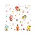 thumbnail image 1 of Hbdhejl Footprints Bunny Window Adhesive Fridge Sticker Stickers Easter Self Wall Stickers, 1 of 7