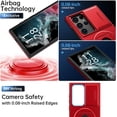 thumbnail image 5 of for Samsung Galaxy S22 Ultra Case with Sliding Camera Lens Cover - Wireless Charging Compatible -  Kickstand - Shockproof Protective Phone Case 6.8" for Women Girls - Red, 5 of 13