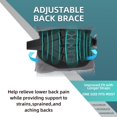 thumbnail image 2 of El soporte lumbar BLINDA presenta un diseño ergonómico y está tejido en 3D transpirable. Brinda soporte a la zona lumbar y alivia las molestias lumbares. Es ideal para el hogar y el trabajo, mejorando, 2 of 5