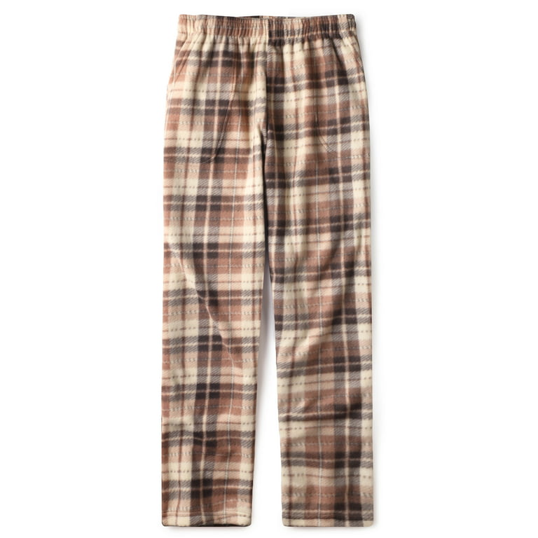 Ma Croix Mens Flannel Fuzzy Pajama Pants Fleece Brushed Sweatpants Sherpa  Sleepwear