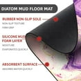 thumbnail image 6 of Diatomaceous Earth Bath Mat,Purple Watercolor Marble Non-Slip Volume Super Absorbent Fast Drying Eco-Friendly Easy to Clean for Bathroom Kitchen Door mat 16×24Inch (40 * 60cm), 6 of 6