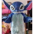 thumbnail image 5 of Disfraz de mascota de personaje de dibujos animados de Lilo y Stitch azul de alta calidad de MINISO Disney, disfraz publicitario de lujo para carnaval de animales, 5 of 5