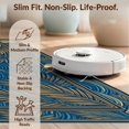 thumbnail image 6 of Design&I 3'x5' Ultra Soft Throw Mat, Motif Nautical Wave Starfish Border Coral Reef Seashell Ocean Turtle Refined None Fluffy Washable Easy Care Indoor rug for Bedside Hallway, 6 of 7