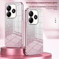 thumbnail image 2 of For Xiaomi Redmi Note 14 5G Case Electroplating Gradient Glitter TPU Phone Cover - Green, 2 of 5
