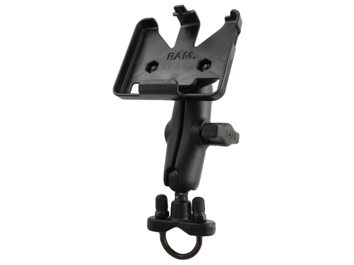 RAM Handlebar Rail Mount with Zinc Coated UBolt Base for the Garmin