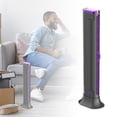 thumbnail image 4 of erfcxs Household Tower Fan Horizontal And Vertical Purpose Floor Fan USB Charging Large Wind Circulation Leafless Fan Desktop Fan, 4 of 7