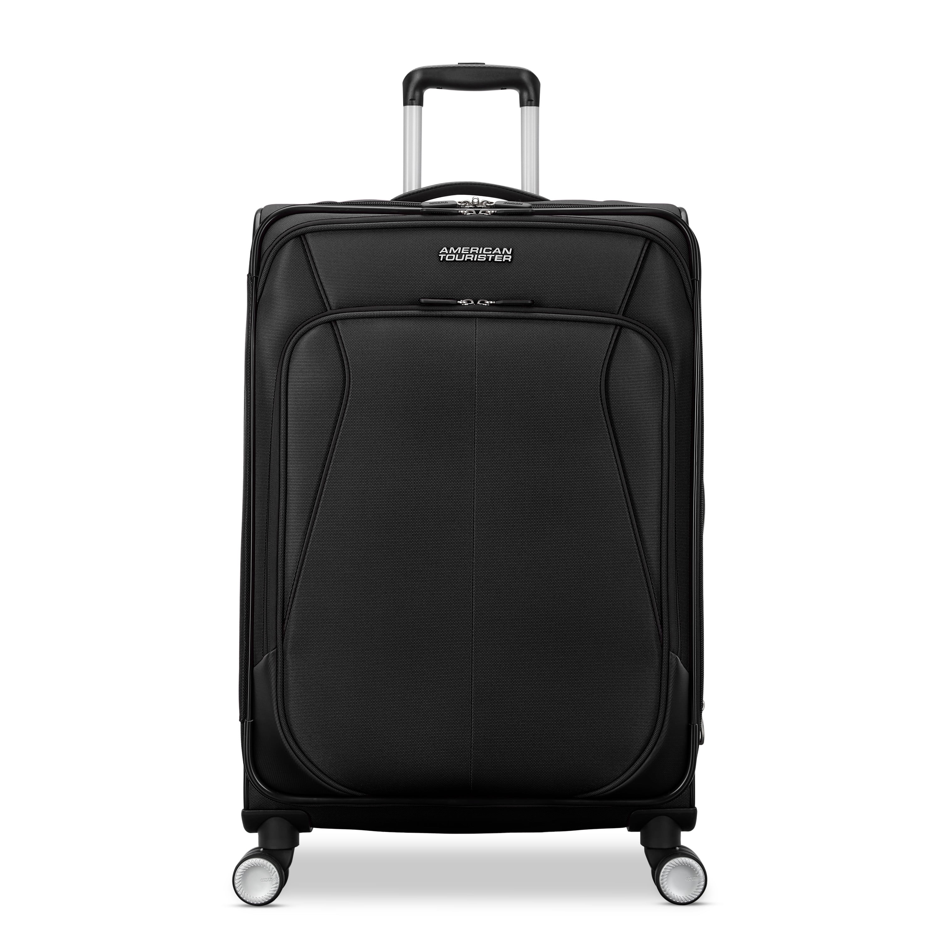 American Tourister 4 Kix 3.0 Softside Medium Checked Spinner Suitcase - Black