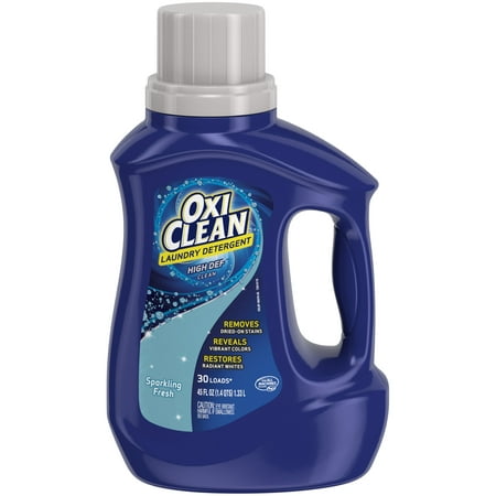 OxiClean Liquid Laundry Detergent, Sparkling Fresh Scent, 45