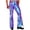 Colorful, variant on vastwit Men's Shiny Metallic Bell Bottom Flares Trousers 70s Disco Dance Vintage Long Pants Silver M