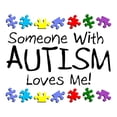 thumbnail image 2 of CafePress - Someone With Autism Loves Me Mug - 11 oz Ceramic Mug - Novelty Coffee Tea Cup, 2 of 3