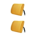 thumbnail image 4 of Transemion Relieve Back Pain Memory Cotton Lumbar Support Pillow Wide Application golden 33x32x10cm 2Set, 4 of 6