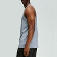 thumbnail image 4 of Yaoyar Mens Workout Tank Tops Quick Dry Athletic Gym Longline Loose Tank Breathable Soft Sleeveless Running Training Vest, 4 of 5