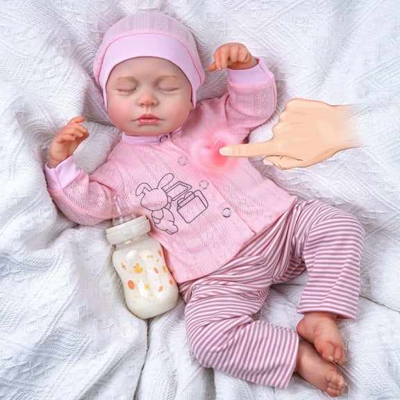 BABESIDE Reborn Baby Dolls, 20 inches Realistic Soft Cloth Body Baby Dolls Toy for Kids Age 3 