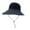 Black, variant on Hontri Sun Hat in Sale, Women's Outdoor Visor with Wavy Edge, Empty Top Hat, Travel Beach Sun Hat, Rolled Edge, Large Brim Straw Hat Beach Hat Black