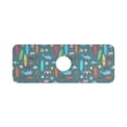 thumbnail image 7 of Yayeee Faucet Mat for Kitchen Sink 14.7" Diatomite Long Splash Guard Pad, Cartoon Beach Pattern, 7 of 7