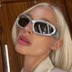 thumbnail image 2 of Gafas de sol modernas estilo ojo de gato europeas y americanas Gafas de sol para chicas calientes, 2 of 6