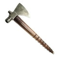 thumbnail image 3 of TheBoneEdge 17.5" Custom Handmade Damascus Blade Hollow Wood Handle Tomahawk Smoking Axe, 3 of 4