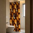 thumbnail image 5 of Halloween Shower Curtain, Pumpkin Moon Polyester Fabric Bathroom Decor Curtain, Machine Washable Waterproof, Halloween Holiday Gift for Women Men, 72 x 72 Inches, 5 of 7
