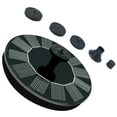 thumbnail image 3 of Fuente solar flotante de 13 cm para jardín, piscina, estanque, fuente de exterior con panel solar, minifuente de agua para piscina, estanque y jardín (negra), 3 of 7