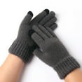 thumbnail image 4 of Guantes de pantalla táctil Guantes de montar al aire libre de invierno para hombres Guantes de lana Guantes cálidos gruesos Zhivalor BST3040724-2, 4 of 6