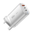 thumbnail image 1 of Cargador USB tipo C de 65 W para ordenador portátil/teléfono móvil Ipad/auriculares/PS5 (enchufe británico blanco) Ehuebsd Para estrenar, 1 of 2