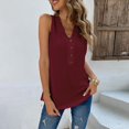thumbnail image 4 of Idoravan Tank Tops for Women Women's Sleeveless Solid Sexy V-neck Casual Fashion Loose Tank Top, 4 of 6
