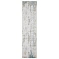 thumbnail image 3 of Oriental Weavers Malibu Washable Area Rug - MAL06 - 2' x 3' - in Ivory/ Blue - Modern Style, Non-Slip, Stain Resitant, Ultra Low Pile, Entryway, Bathroom Accent Rug, 3 of 5