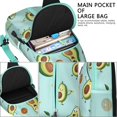 thumbnail image 4 of Crossbody Sling Backpack for Women Men Kawaii Avocado Shoulder Sling Crossbody Casual Chest Bag for Travel Sports Running Hiking, 4 of 6