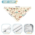 thumbnail image 6 of Dog Bandana 1 Pack,Red Mushroom Line Light Pattern Bandanas for Dogs,Cat Bandana,Small/ Large Dog Bandana 2 Size,Dog Bandanas, 6 of 6