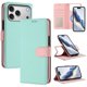 thumbnail image 1 of Para iPhone 17 Pro Max RFID Bolso Protector con Bloqueo 2 en 1 Funda Tipo Billetera Bicolor Desmontable Funda con Tapa Magnética Bolsillo con Múltiples Ranuras para Tarjetas, 1 of 7