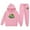A-Pink33, variant on Jamsmile Toddler Girls Outfits Sets St. Patrick'S Day Long Sleeve Letters Hoodies + Sweatpants Child Tracksuits