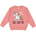 thumbnail image 2 of Inktastic Big Sister Unicorn Toddler Sweatshirt, 2 of 4