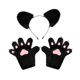thumbnail image 3 of Diadema y guantes con orejas de oso Strade Fareast Limited para graduación en un club nocturno negro, 3 of 8