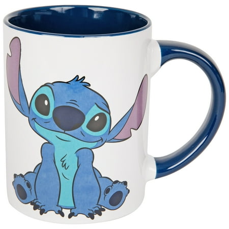 Disney Stitch Sittin' Ceramic 14oz. Jumbo Mug - Walmart.ca