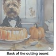 thumbnail image 5 of Cairn Terrier Fall Kitchen Pumpkins Glass Cutting Board Large 12 in x 15 in, 5 of 5