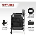 30inch Directors Camping Chair Folding with Side Table,Portable Makeup