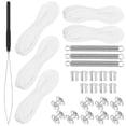 thumbnail image 1 of 1 Set Pleated Shade Repair Kit Window Shade Cord Retainers Blind String Window Shade Repair Tool Rv Blinds Replacement Part, 1 of 4