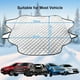 thumbnail image 4 of Pare-Brise Avant Voiture, Magnétiques Bâche Pare Brise, Pare-Soleil Anti Givre Neige Anti Glace UV Soleil Protection Repliable Universelle pour Voiture SUV(193 * 126cm), 4 of 5