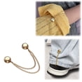 thumbnail image 4 of Function Clothing Clips High Powerful Hijab With Long Chain Purpose Buttons Pinless Brooch Clothes Hijab Pins For Women Brooches with Rhinestones Flower for Suits Penguin Brooch Initial for Stockings, 4 of 4
