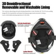 thumbnail image 5 of Bluetooth Modular Motorcycle Generic DOT Approved, Full Face Flip-Up Dual Visor with Built-in Sun Shield, Removable Washable Liner for Adults Men Women Casco para Moto, 5 of 5