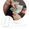 thumbnail image 2 of Milisten 10Pcs Transparent Banknotes Case Banknote Collection Holder Banknote Protector for Home, 2 of 6