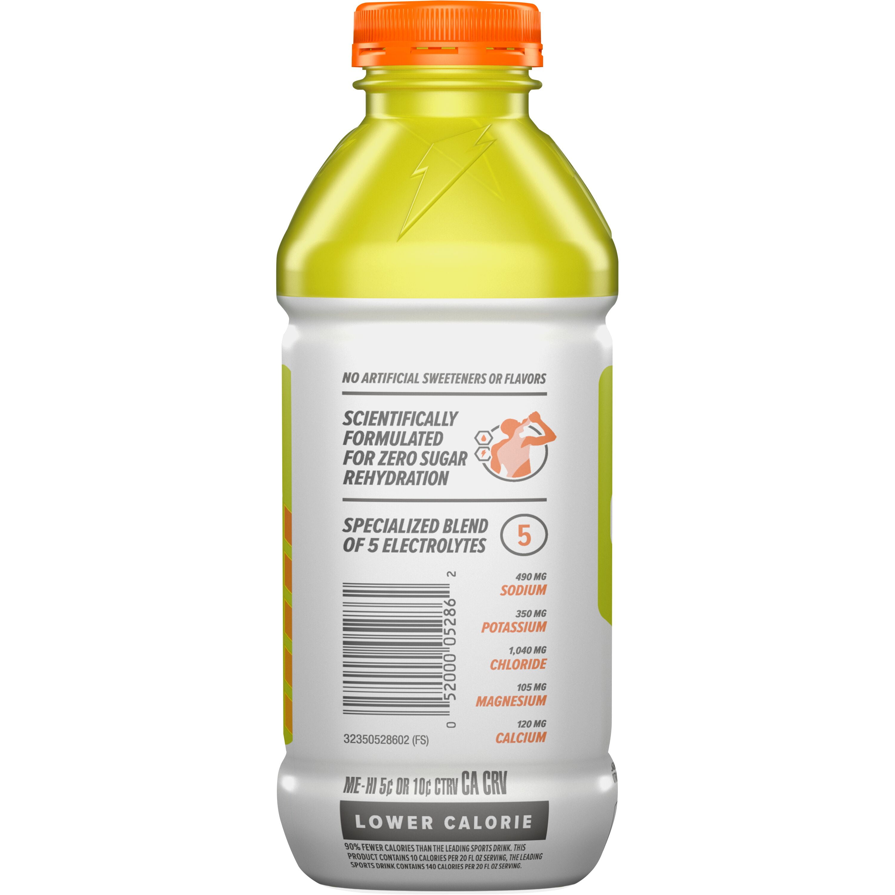 (12 pack) Gatorade Gatorlyte Zero Sugar, Lemon Lime Electrolyte Sports Drink, 20 fl oz Bottle