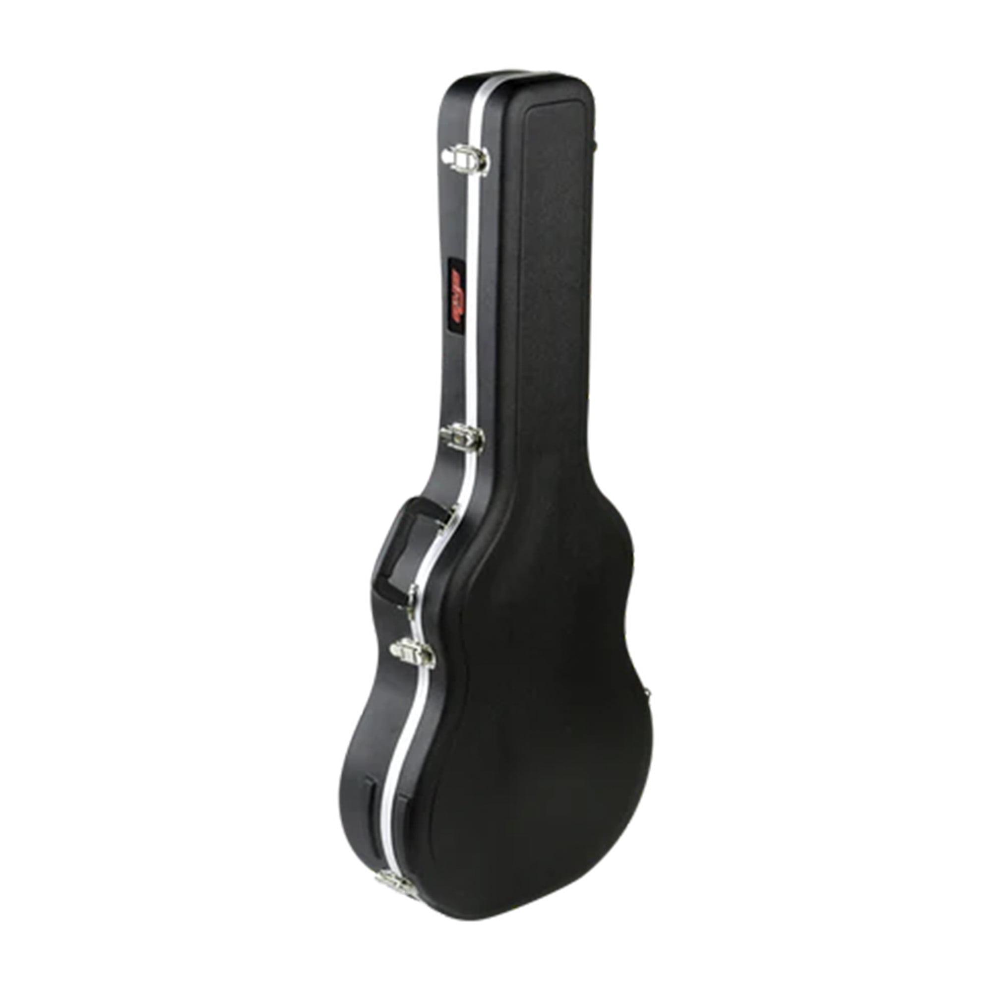 SKB Hardshell Travel Case for Thin-Line Acoustic or Electric Guitars, Black