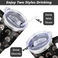 thumbnail image 5 of Rainbow 40 OZ Tumbler Cup with Lid and Straw Gifts for Mom Friend Sister Grandma, 5 of 7