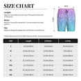 thumbnail image 5 of Picia Multicolor Glitter Pajama Shorts for Men, Men's Pajama Bottoms, Sleepwear,Short Pajama Pants-3X-Large, 5 of 9