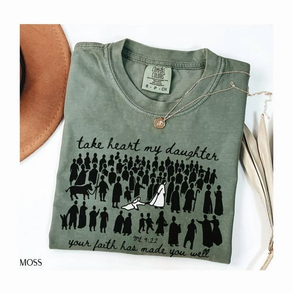 Christian Graphic TShirt, Scripture Verse Shirt, Bible Verse Shirt, Woman Touches Jesus Christian Shirt For Women, Jesus Shirt Faith Shirt